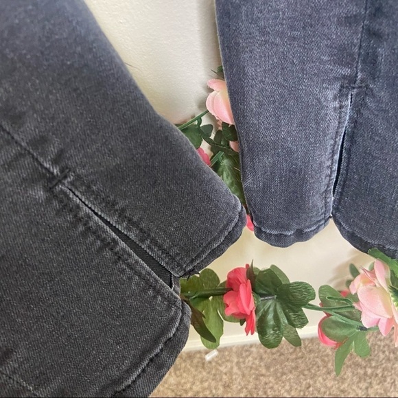 H&M Black Wash Skinny Ankle Jeans 30 High Waist - Picture 3 of 7